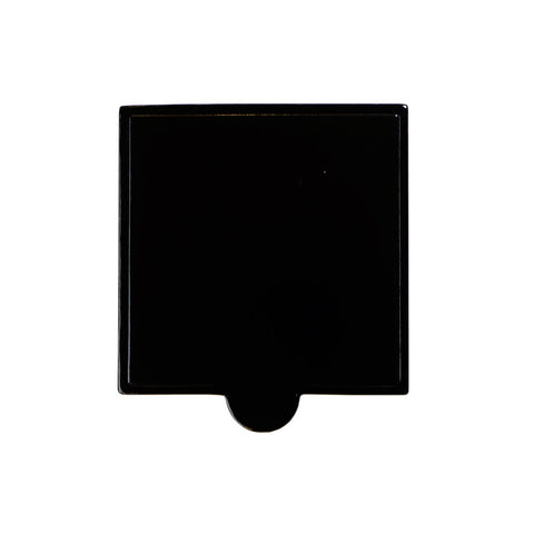 Square Mini Cake Base Board Black 72x72mm