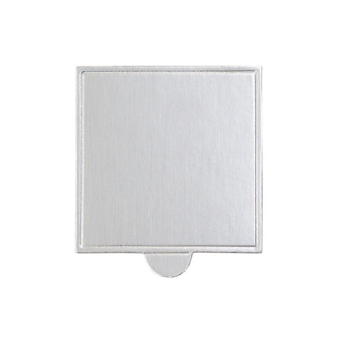 Square Mini Cake Base Board Silver 72x72mm