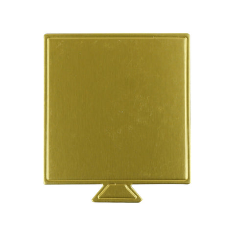 Square Mini Cake Board 90x90mm Gold