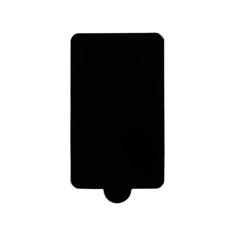 Rectangle Mini Cake Base Board Black 100x60mm