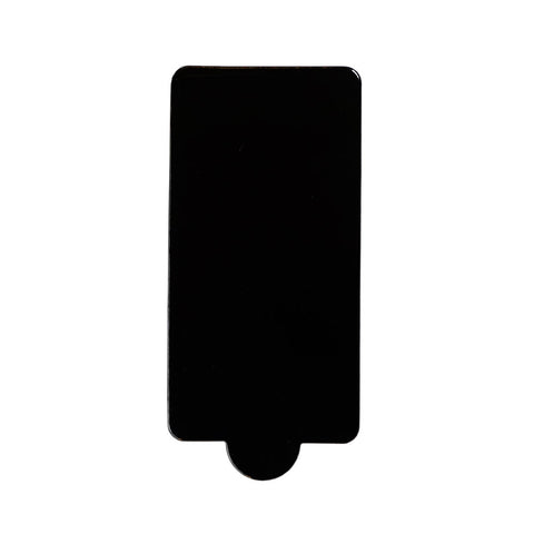 Rectangle Mini Cake Base Board Black 102x53mm