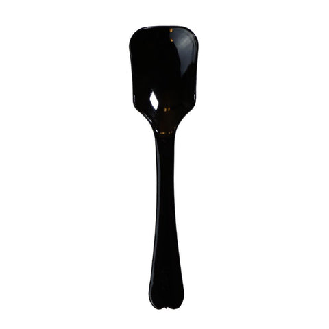Plastic Spoons Gelato Black 10cm