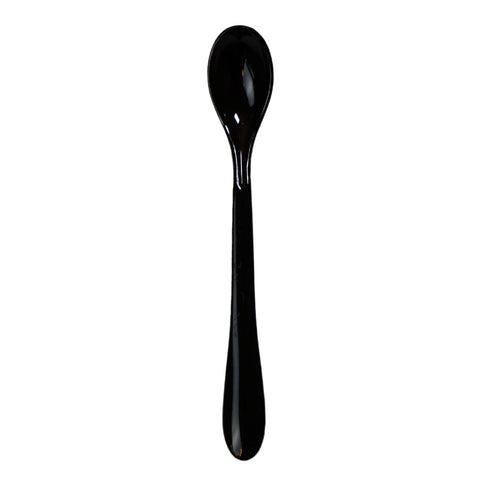 Plastic Spoons Black 12cm
