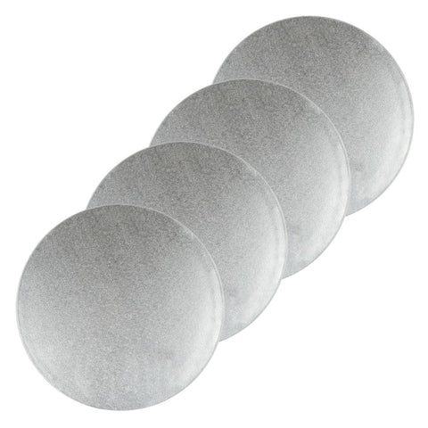 Round Cake Drum Board Silver 10"