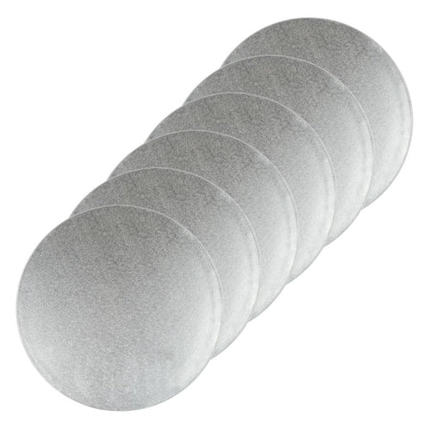Round Cake Drum Board Silver 10"