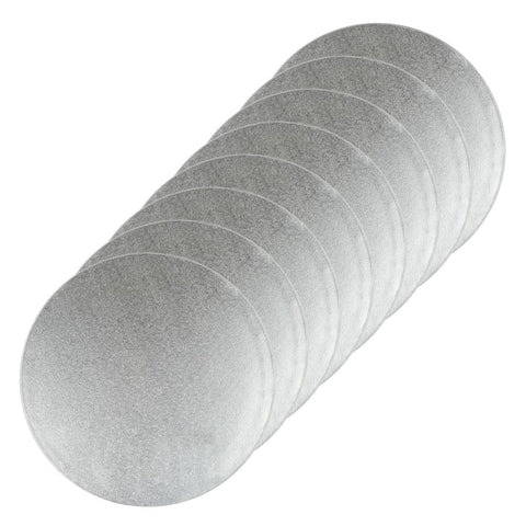 Round Cake Drum Board Silver 10"