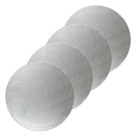 Round Cake Drum Board Silver 12"