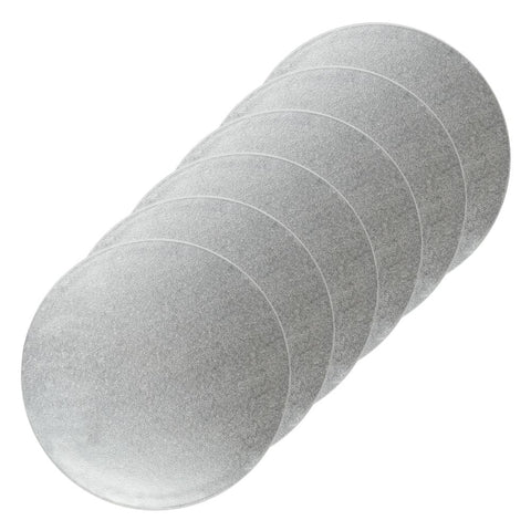 Round Cake Drum Board Silver 12"