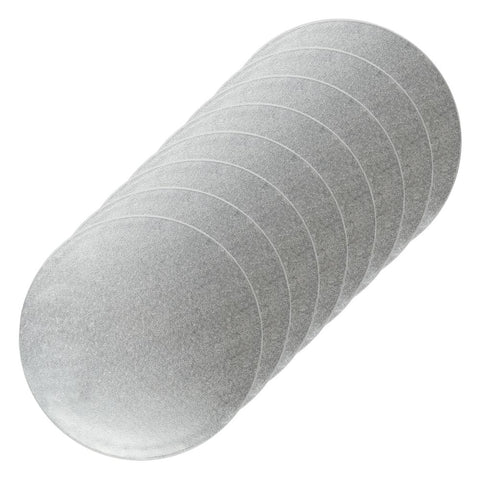 Round Cake Drum Board Silver 12"