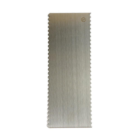 Scalloped Edge Cake Scraper Small