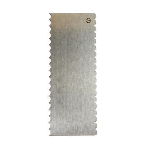 Scalloped Edge Cake Scraper Medium