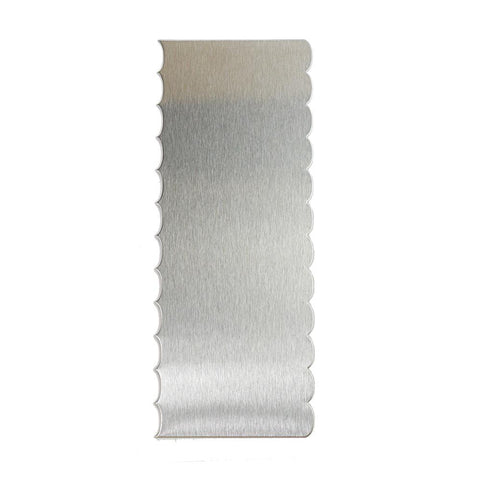 Scalloped Edge Cake Scraper Large