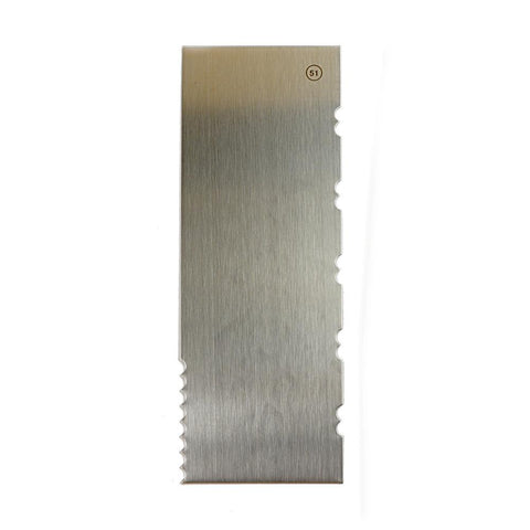Pinstripe Double Edge Cake Scraper