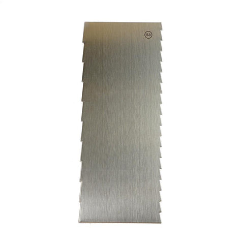 Jagged Double Edge Cake Scraper