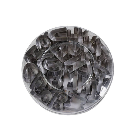 Cookie Cutter Alphabet 76x76mm