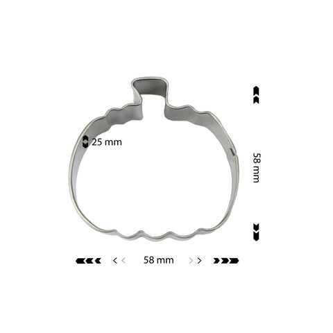 Cookie Cutter Pumpkin 58x58x25mm