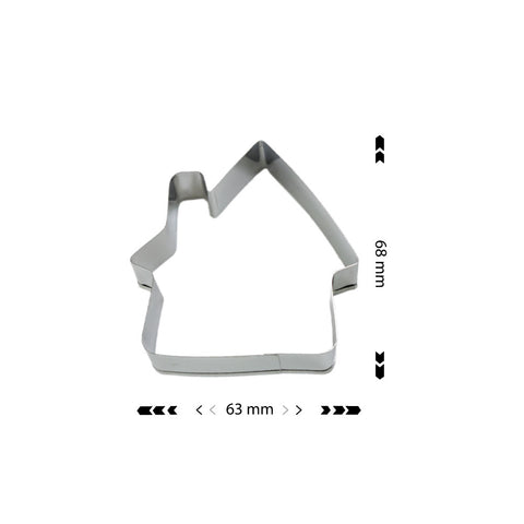 Cookie Cutter Christmas House 68x63mm
