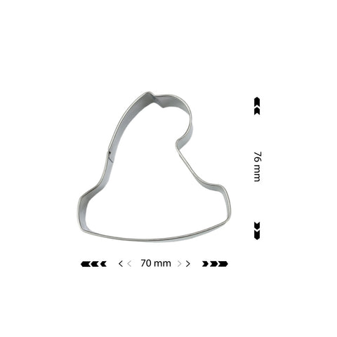 Cookie Cutter Santa Hat 70x76mm