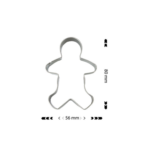 Cookie Cutter Gingerbread Man 56x80mm