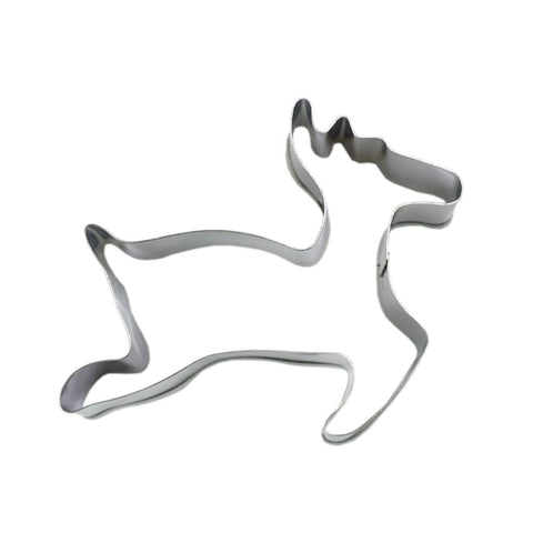 Cookie Cutter Reindeer 80x80mm