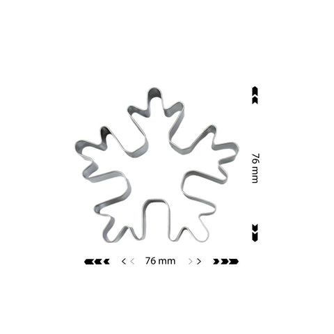 Cookie Cutter Snowflake 76x76mm