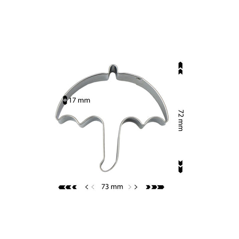 Cookie Cutter Umbrella 72x73x17mm