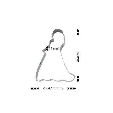 Cookie Cutter Bride 47x87x17mm