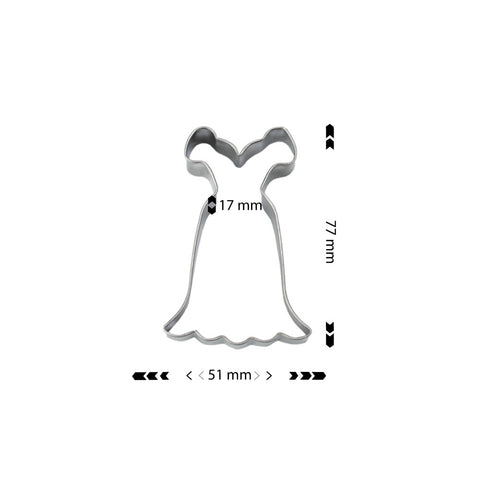 Cookie Cutter Dress 51x77x17mm