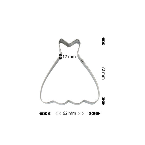Cookie Cutter Dress 62x72x17mm