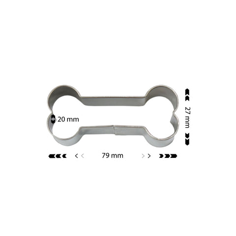 Cookie Cutter Dog Bone 79x27x20mm