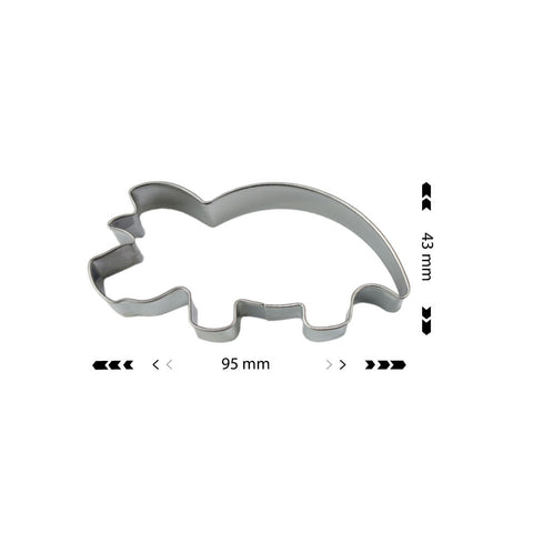 Cookie Cutter Dinosaur Triceratops 95x43mm