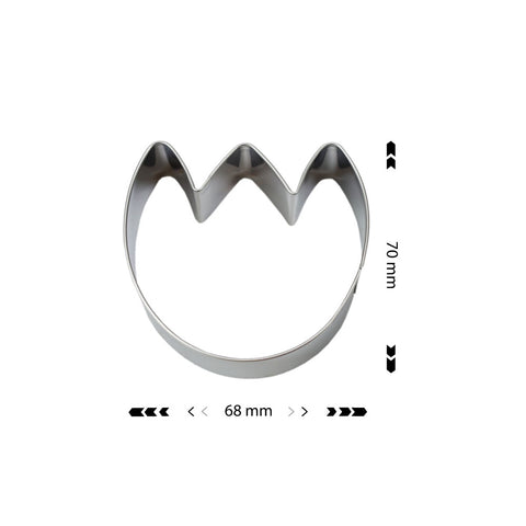 Cookie Cutter Dinosaur Footprint 70x68mm