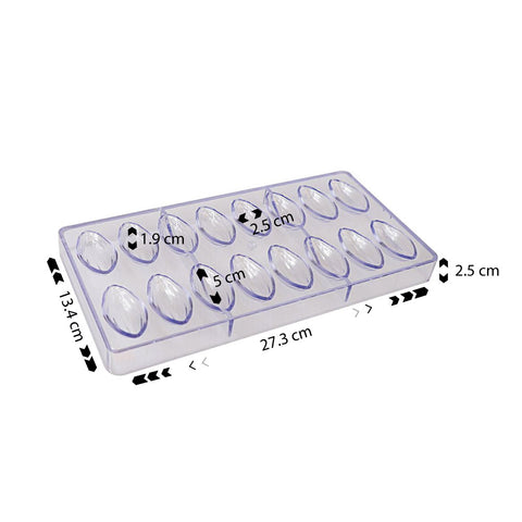 Chocolate Mold Cocoa Pod 16 Cavity