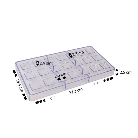 Chocolate Mold Pyramid 21 Cavity
