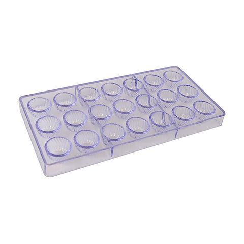 Chocolate Mold Spiral Bell 21 Cavity