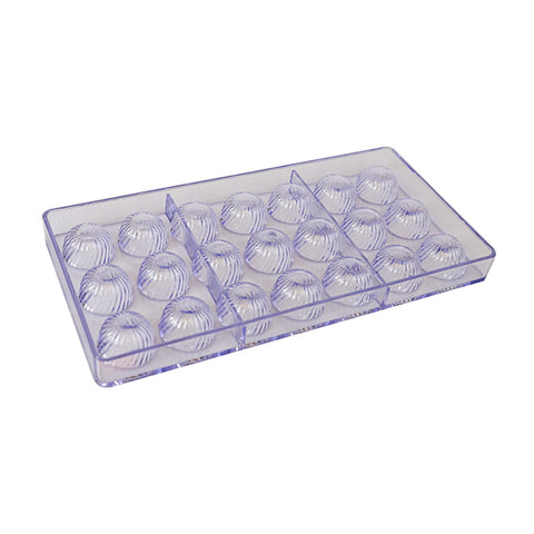 Chocolate Mold Spiral Bell 21 Cavity
