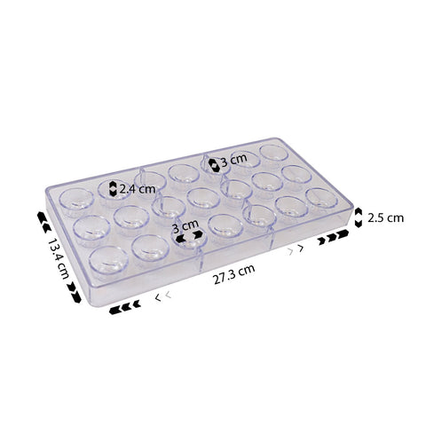 Chocolate Mold Rose 21 Cavity
