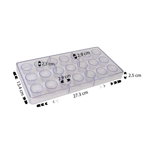 Chocolate Mold Tart 21 Cavity