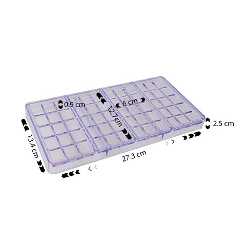 Chocolate Mold Chocolate Bar 4 Cavity