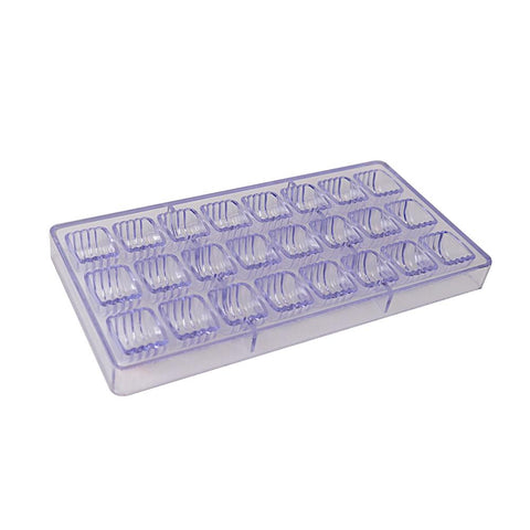Chocolate Mold Square Wave 24 Cavity