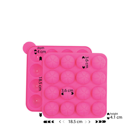 Silicone Mold Lollipop 16 Cavity