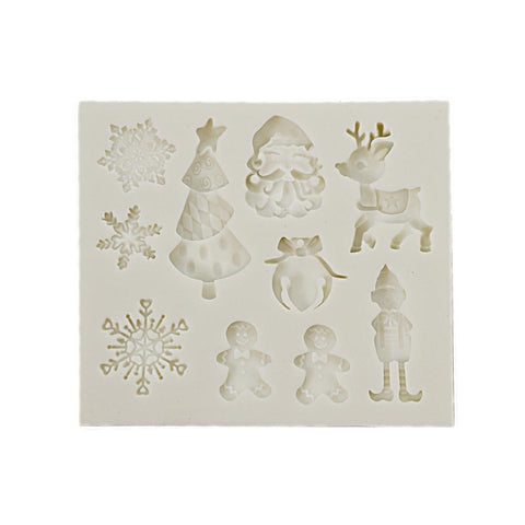 Silicone Mold Christmas 10 Cavity