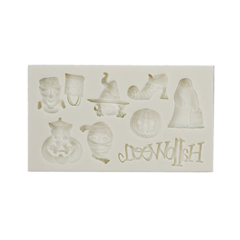 Silicone Mold Halloween 9 Cavity