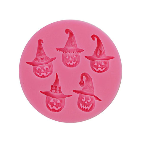 Silicone Mold Halloween Pumpkins 5 Cavity