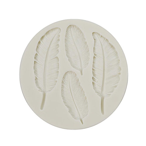 Silicone Mold Feathers 4 Cavity