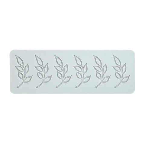 Silicone Mold Ash Leaf 6 Cavity