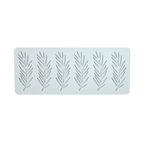 Silicone Mold Pine Leaf 6 Cavity