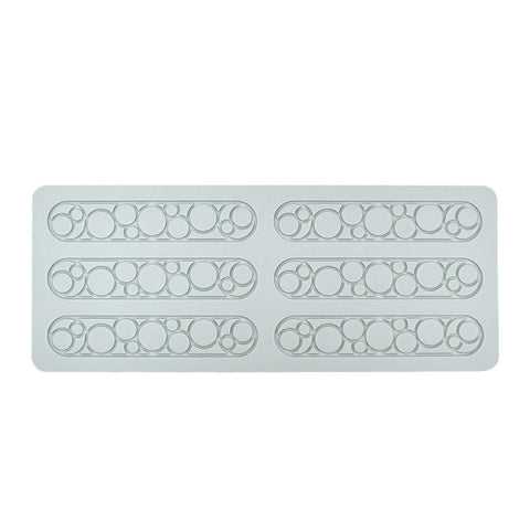 Silicone Mold Eclair Circles 6 Cavity