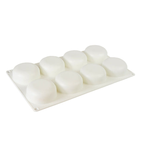 Silicone Mousse Mold Stone/Round Pillow 8 Cavity