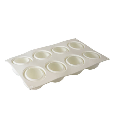 Silicone Mousse Mold Large Round Ball 8 Cavity